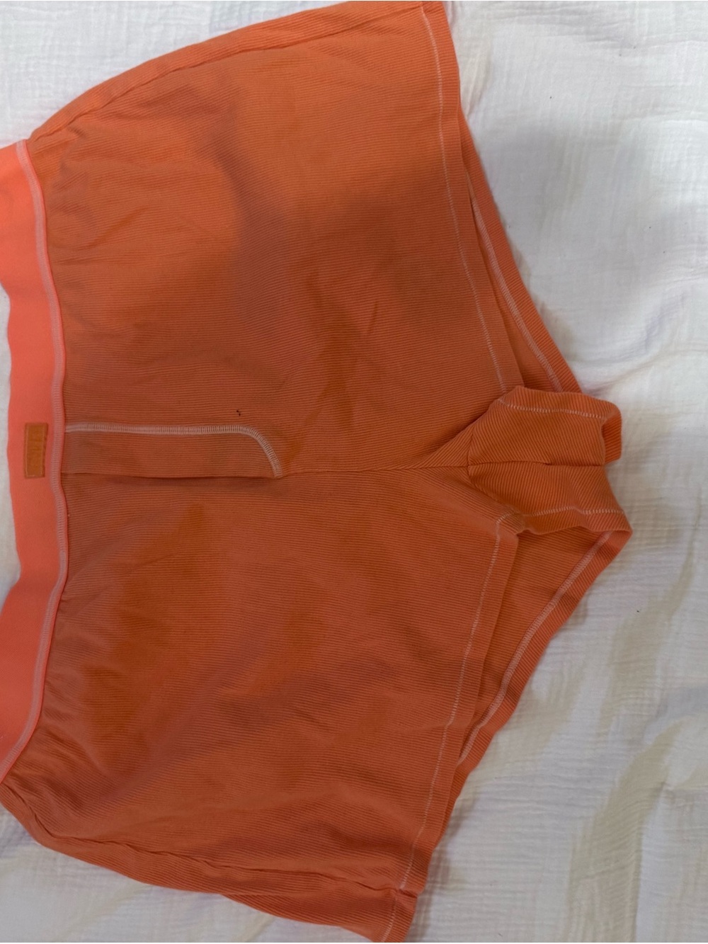 Skims athletica Coral Ribbed Lounge Shorts